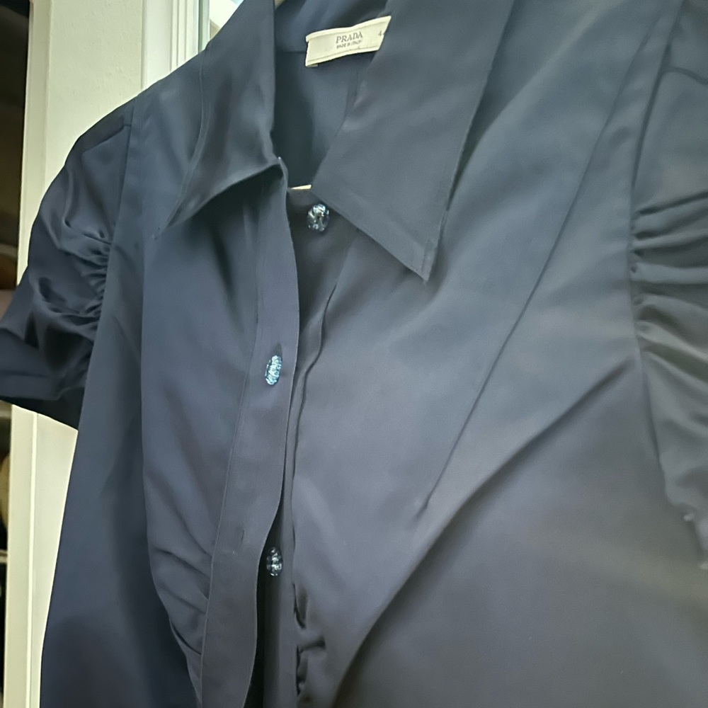 Prada Blue Button Down